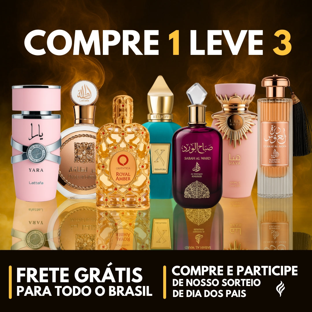 COMPRE 1 LEVE 3 - MONTE SEU KIT COM 3 PERFUMES DE 100ML CADA